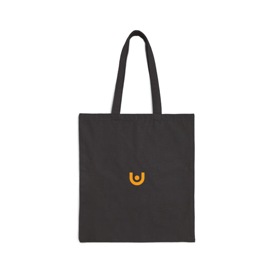 Food Yoga Logo Cotton Canvas Tote Bag