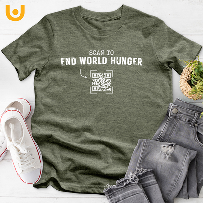 End World Hunger QR