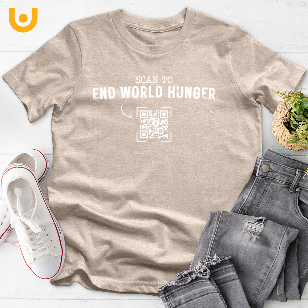 End World Hunger QR