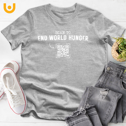 End World Hunger QR